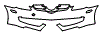 2009 Mercedes Benz SLK300 Base Bumper Kit - PPF