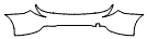 2013 Mercedes Benz C300 Sedan 4MATIC Sport Rear Bumper Kit - PPF