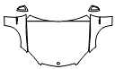 2008 Mercedes Benz C63 Full Hood, Fender and Mirror Kit - PPF