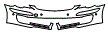 2006 Mercedes Benz R500 Base Bumper Kit - PPF