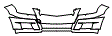 2010 Mercedes Benz GLK350 Base Bumper Kit - PPF