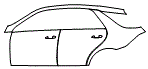 2015 Mercedes Benz ML250 Door and Rear Fender Kit - PPF
