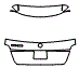 2015 Mercedes Benz GLK350 Base Trunk Lid Kit - PPF
