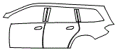 2013 Mercedes Benz GL350 BlueTEC Door and Rear Fender Kit - PPF