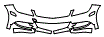 2012 Mercedes Benz C250 Sedan Bumper Kit - PPF