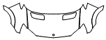 2016 Mercedes Benz Sprinter Full Hood and Fender Kit - PPF