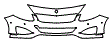 2019 Mercedes Benz B250 (Canada Only) Bumper Kit - PPF