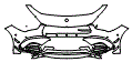 2023 Mercedes Benz CLA Coupe AMG CLA 45 Bumper Kit - PPF