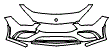 2022 Mercedes Benz CLA Coupe AMG CLA 35 Bumper Kit - PPF