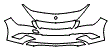 2015 Mercedes Benz CLA Coupe Bumper Kit - PPF