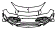 2015 Mercedes Benz CLA Coupe Bumper Kit - PPF