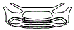 2022 Mercedes Benz GLA SUV  AMG Line Bumper Kit - PPF