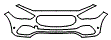 2023 Mercedes Benz GLA SUV  Base Bumper Kit - PPF