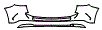 2022 Mercedes Benz GLA SUV Rear Bumper Kit - PPF