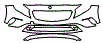 2016 Mercedes Benz GLA SUV 250 Base Grille and Bumper Kit - PPF