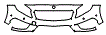 2015 Mercedes Benz GLA SUV 250 Sport Grille and Bumper Kit - PPF