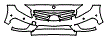 2015 Mercedes Benz GLA SUV Grille and Bumper Kit - PPF