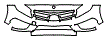 2016 Mercedes Benz GLA SUV Grille and Bumper Kit - PPF