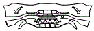 2020 Mercedes Benz AMG GT 4-door Coupe  AMG GT 63 S Rear Bumper Kit - PPF