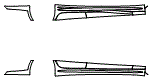 2022 Mercedes Benz AMG GT 4-door Coupe AMG GT 53 Rocker Panel Kit - PPF