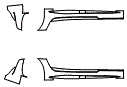 2020 Mercedes Benz AMG GT 4-door Coupe Coupe GT R PRO Rocker Panel Kit - PPF