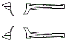 2019 Mercedes Benz AMG GT 4-door Coupe Rocker Panel Kit - PPF