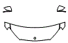 2023 Mercedes Benz GLC Coupe  Base Hood, Fender and Mirror Kit - PPF