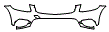 2019 Mercedes Benz GLC SUV  Base Bumper Kit - PPF