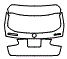 2017 Mercedes Benz GLC SUV  Base Trunk Lid Kit - PPF