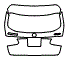 2022 Mercedes Benz GLC SUV  AMG Line Trunk Lid Kit - PPF