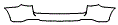 2022 Mercedes Benz GLC SUV 300 Rear Bumper Kit - PPF