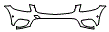 2018 Mercedes Benz GLC SUV  Base Bumper Kit - PPF