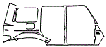 2024 Mercedes Benz G-Class SUV Rear Fender Kit - PPF