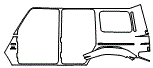 2024 Mercedes Benz G-Class SUV Rear Fender Kit - PPF