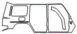 2023 Mercedes Benz G-Class SUV Rear Fender Kit - PPF