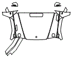 2016 Mercedes Benz G-Class SUV 550 Full Hood, Fender and Mirror Kit - PPF