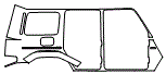 2020 Mercedes Benz G-Class SUV Rear Fender Kit - PPF