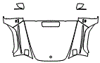 2019 Mercedes Benz G-Class SUV Full Hood, Fender and Mirror Kit - PPF
