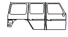 2017 Mercedes Benz G-Class SUV 550 4x4 Squared Door and Rear Fender Kit - PPF