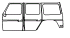 2017 Mercedes Benz G-Class SUV Door and Rear Fender Kit - PPF