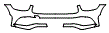 2020 Mercedes Benz GLC SUV Bumper Kit - PPF