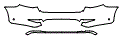 2021 Mercedes Benz GLC Coupe AMG GLC 43 Rear Bumper Kit - PPF