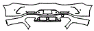 2019 Mercedes Benz AMG GT 4-door Coupe Rear Bumper Kit - PPF