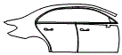 2021 Mercedes Benz A-Class Sedan Door and Rear Fender Kit - PPF