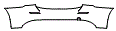 2020 Mercedes Benz A-Class Sedan Base Rear Bumper Kit - PPF