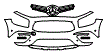2020 Mercedes Benz GLB SUV Bumper Kit - PPF