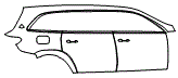 2025 Mercedes Benz Maybach GLS 600 4MATIC SUV Door and Rear Fender Kit - PPF