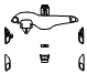 2025 Mercedes Benz EQS Sedan 450 4MATIC AMG Line Display Screen and Interior Kit