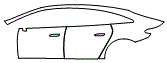 2025 Mercedes Benz EQS Sedan Door and Rear Fender Kit - PPF