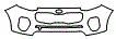 2018 Kia Sportage LX Bumper Kit - PPF